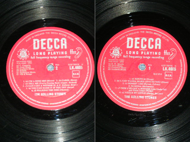画像: ROLLING STONES - THE ROLLING STONES (   Matrix Number 2A/3A  Unboxed DECCA Label :  Ex++/Ex++)   / 1964 UK ORIGINAL Mono Used LP 