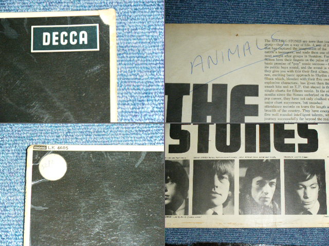 画像: ROLLING STONES - THE ROLLING STONES (  Matrix Number 2A/4A  Unboxed DECCA Label :  Ex/VG+++ )   / 1964 UK ORIGINAL Mono Used LP 