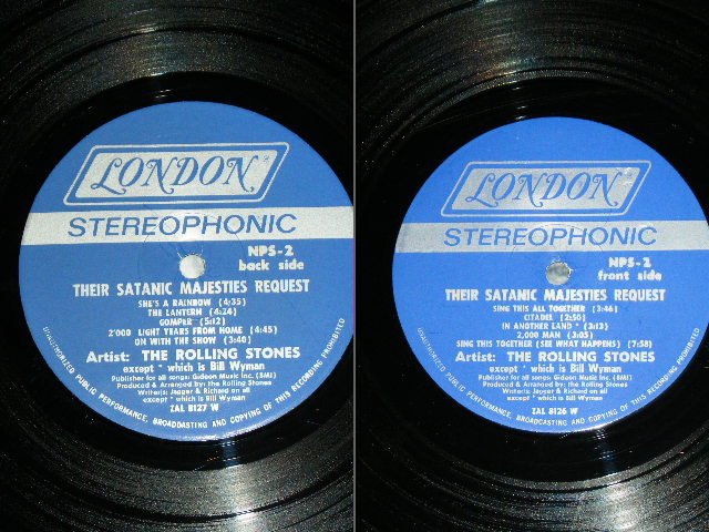 画像:  THE ROLLING STONES - THEIR SATANIC MAJESTIES REQUEST (Matrix# A)ZAL-8126 -1H-W BellSound B)ZAL-8127 -1H-W BellSound) (Ex++/Ex+++ Looks:MINT- BB, EDSP)/ 1967 US AMERICA ORIGINAL "3-D COVER" STEREO Used LP 