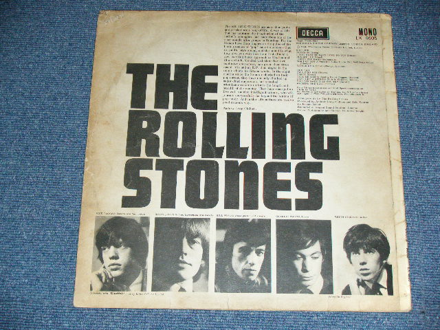 画像: ROLLING STONES - THE ROLLING STONES (   Matrix Number 2A/3A  Unboxed DECCA Label :  VG+++/Ex+)   / 1964 UK ORIGINAL Mono Used LP 