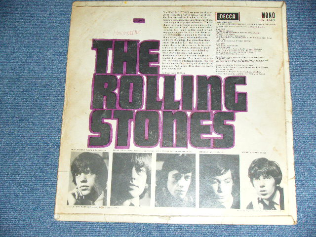 画像: ROLLING STONES - THE ROLLING STONES (   Matrix Number 2A/3A  Unboxed DECCA Label :  Ex,VG++/Ex++)   / 1964 UK ORIGINAL Mono Used LP 