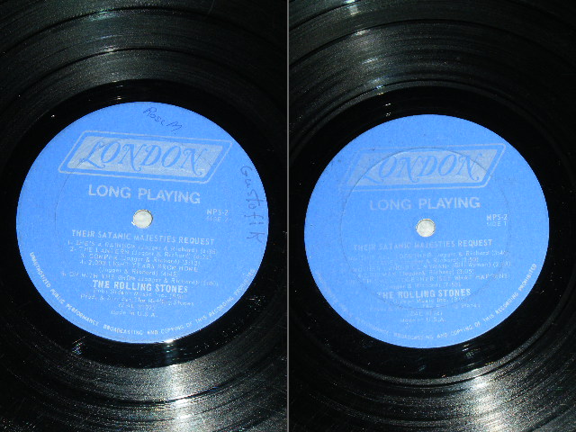 画像:  THE ROLLING STONES - THEIR SATANIC MAJESTIES REQUEST (Matrix# A)ZAL-8126-1F 0 | BellSound B)ZAL-8127-1D  | 0 BellSound) (Ex+/Ex Looks:VG+++ WARP) / 1967 US AMERICA ORIGINAL "3-D COVER"STEREO Used LP 
