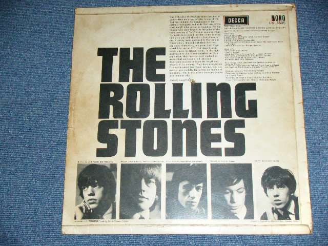 画像: ROLLING STONES - THE ROLLING STONES (  Matrix Number 2A/4A  Unboxed DECCA Label :  Ex+,Ex-/Ex++ )   / 1964 UK ORIGINAL Mono Used LP 