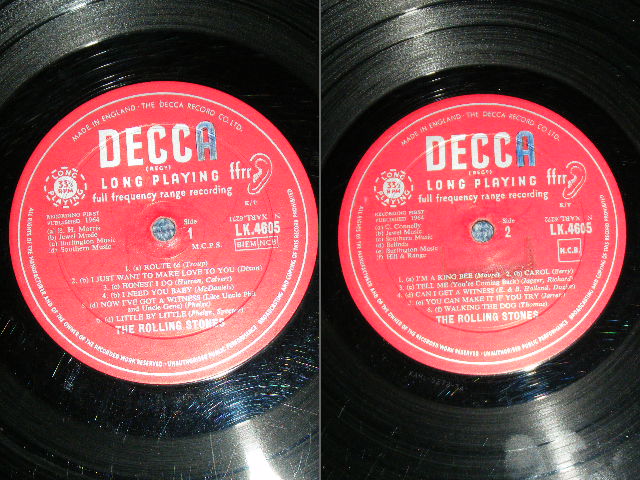 画像: ROLLING STONES - THE ROLLING STONES (  Matrix Number 2A/3A  Unboxed DECCA Label :  VG+++,VG++/Ex )   / 1964 UK ORIGINAL Mono Used LP 