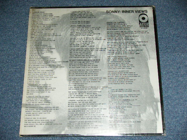 画像: SONNY  -  INNER VIEWS ( Ex+++/Ex++ )  / 1967 US ORIGINAL MONO Used  LP