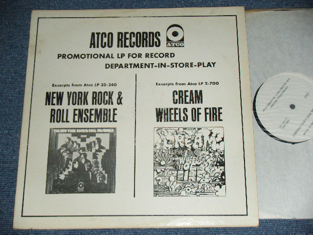 画像1: A) NEW YORK ROCK & ROLL ENSEMBLE : B) CREAM - A) NEW YORK ROCK & ROLL ENSEMBLE : B) WHEELS OF FIRE /  1968 US ORIGINAL PROMO ONLY Coupling Used LP 