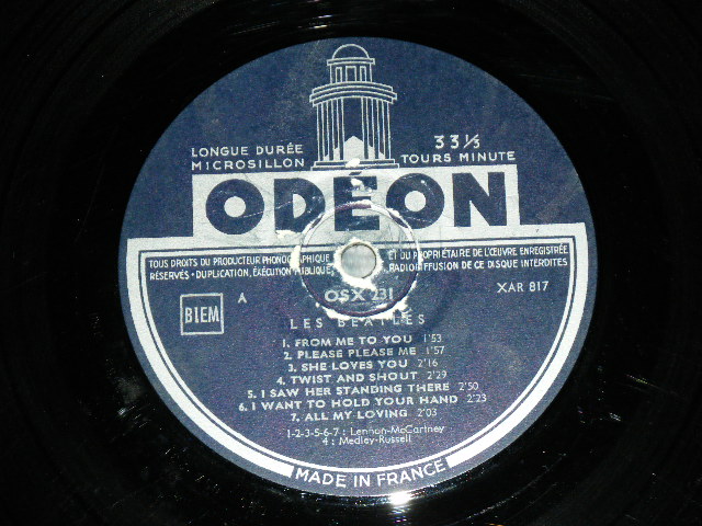 画像: THE BEATLES - DANS LEURS 14 PLUS GRANDS SUCCES (VG/VG+++) / 1965 FRANCE FRENCH ORIGINAL 'BLUE' LABEL  Used LP 