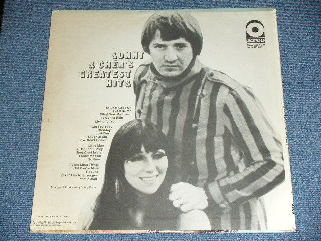 画像: SONNY & CHER -  GREATEST HITS  ( Ex+++/Ex+++ )  / 1967 US ORIGINAL STEREO Used  2 LP's 