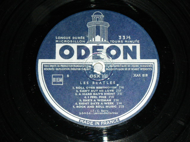 画像: THE BEATLES - DANS LEURS 14 PLUS GRANDS SUCCES (VG/VG+++) / 1965 FRANCE FRENCH ORIGINAL 'BLUE' LABEL  Used LP 