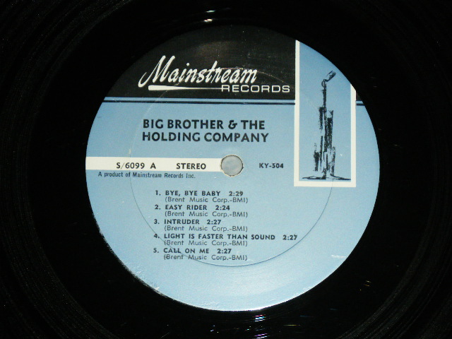画像: BIG BROTHER & THE HOLDING COMPANY ( JANIS JOPLIN ) - BIG BROTHER & THE HOLDING COMPANY / 1967 US AMERICA ORIGINAL STEREO Used LP  With OUTER SHRINK WRAP 
