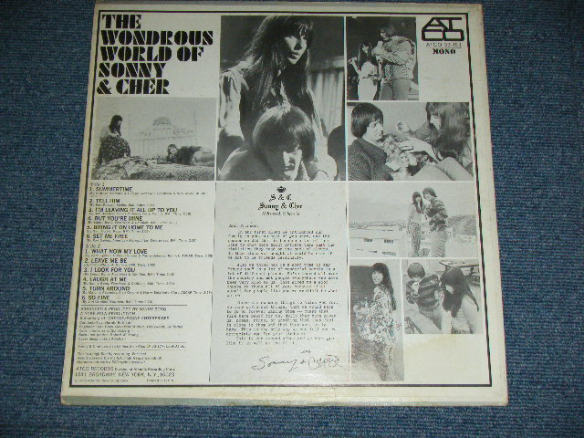 画像: SONNY & CHER - THE WONDROUS WORLD OF SONNY & CHER "MR / MONARCH Press in CA" (Ex++/Ex++)  / 1966 US AMERICA ORIGINAL 1st Press "BROWN & GRAY Label" MONO Used LP