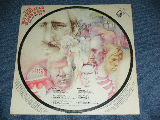 画像: BUTTERFIELD BLUES BAND - KEEP ON MOVING ( Promo Sticker : Matrix # A) MON △13842 (1) / B)  MON △13842-X (1) : Ex+/MINT- : RED Label With "E" LARG STYLIZED ) /1969 US ORIGINAL PROMO  Used LP