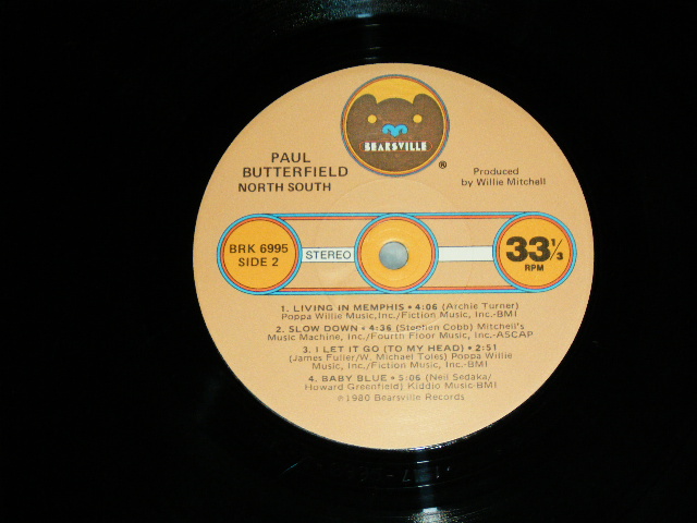 画像: PAUL BUTTERFIELD - NORTH SOUTH  /1980 US ORIGINAL PROMO Used LP