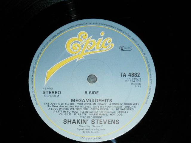 画像: SHAKIN' STEVENS - TEARDROPS / 1984 BUK ORIGINAL Used 12" inch 