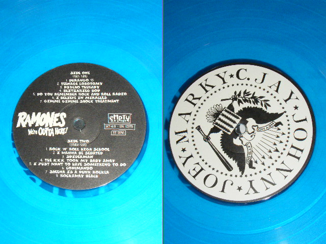 画像: RAMONES  -  WE'RE OUTTA HERE!   / 1998 GERMAN ORIGINAL RED & BLUE WAX Vinyl Brand New 2 LP's  