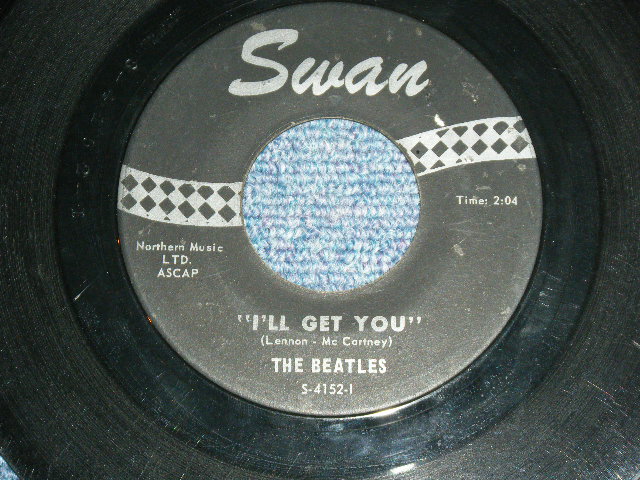 画像: THE BEATLES - SHE LOVES YOU  / 1963 US Black Label With SILVER Print Used 7" SINGLE ORIGINAL