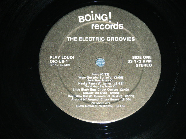 画像: THE ELECTRIC GROOVIES ( PUB GARAGE BAND ) - GREATEST HITS  / 19?? US ORIGINAL  Used LP 