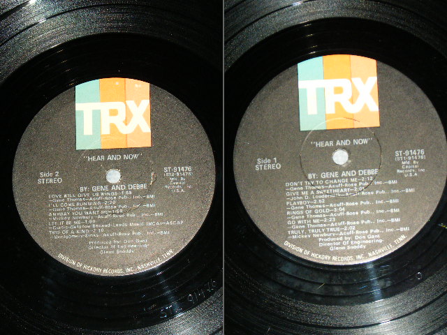 画像: GENE & DEBBE  - HEAR & NOW / 1968 US ORIGINAL STEREO Used LP