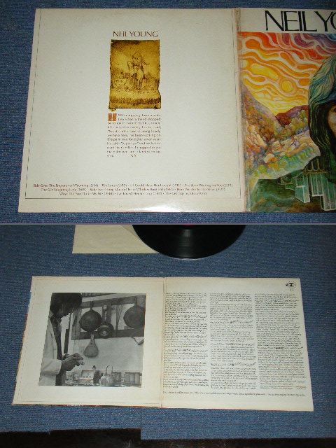 画像: NEIL YOUNG - NEIL YOUNG ( NAME on COVER : "RE-1" NON-Credit at Trail-Off wax ) / 1970 US 2nd Jacket 3rd Press Label Used LP 