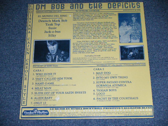 画像: DM BOB & THE DEFICITS - CAJUN CLEOLE HOT NUTS  /  1998 SWITERLAND  ORIGINAL BRAND NEW LP 