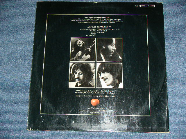 画像: THE BEATLES - LET IT BE ( Ex+/Ex++) / 1970 FRANCE ORIGINAL Used LP 