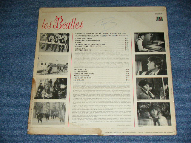 画像: BEATLES - 4 GARCONS PANS LE VENT ( A HARD DAYS NIGHT ) CHANSONS DU FILM ( VG+++,Ex+/Ex++ ) /1964 FRANCE ORIGINAL "ORANGE LABEL" Used LP    