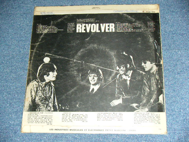 画像: THE BEATLES - REVOLVER ( VG+++/Ex++ )  / 1966 FRANCE ORIGINAL EXPORT RED Label STEREO Used LP 
