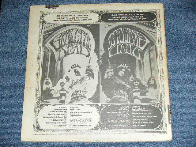 画像: GRATEFUL DEAD - GRATEFUL DEAD(VG+/VG+++ Looksa:VG++)  / 1967 US ORIGINAL 1st Press "GOLD Label" MONO  Used LP 