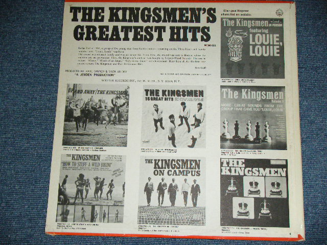 画像: THE KINGSMEN - GREATEST HITS  / 1967 US ORIGINAL MONO Used LP 