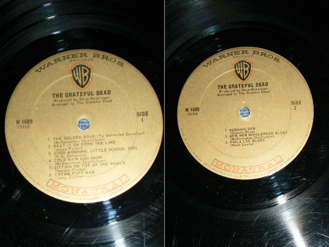 画像: GRATEFUL DEAD - GRATEFUL DEAD(VG+/VG+++ Looksa:VG++)  / 1967 US ORIGINAL 1st Press "GOLD Label" MONO  Used LP 