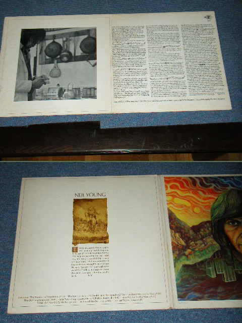 画像: NEIL YOUNG - NEIL YOUNG ( NO NAME COVER : "RE-1" Credit at Trail-Off wax ) / 1969 US 1st Press Jacket Used LP 
