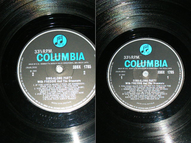 画像: FREDDIE AND THE DREAMERS - SING-ALONG PARTY ( Ex+/Ex+++) / 1965 UK 1st Press LP Matrix Number1/1N