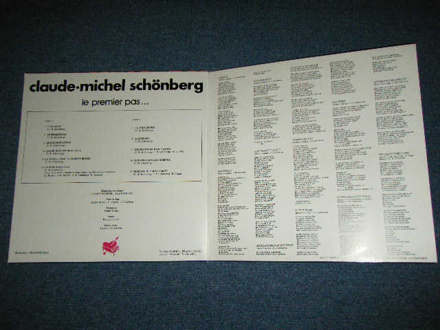 画像: CLAUDE MICHEL SCHONBERG - LE PREMIER PAS ... / 1974 FRANCE  ORIGINAL Used LP 