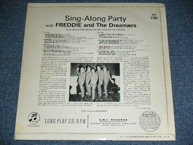 画像: FREDDIE AND THE DREAMERS - SING-ALONG PARTY ( Ex+/Ex+++) / 1965 UK 1st Press LP Matrix Number1/1N