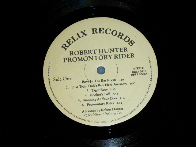 画像: ROBERT HUNTER of GRATEFUL DEAD  -  PROMONTORY  / 1982 US ORIGINAL Used LP 