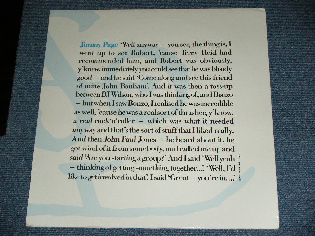 画像: JIMMY PAGE - 1972 INTERVIEW  on AIR  / 19?? UK ORIGINAL PROMO ONLY???? Used LP 