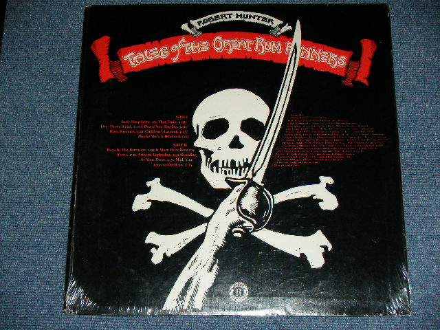 画像: ROBERT HUNTER of GRATEFUL DEAD - TALES OF THE GREAT RUM RUNNER  / 1974 US ORIGINAL White Label PROMO Used LP 