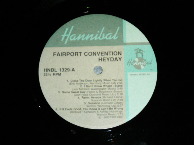 画像: FAIRPORT CONVENTION - HEYDAY : BBC RADIO SESSIONS 1968-69 / 1987 UK ORIGINAL Used LP 