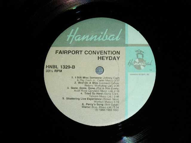 画像: FAIRPORT CONVENTION - HEYDAY : BBC RADIO SESSIONS 1968-69 / 1987 UK ORIGINAL Used LP 