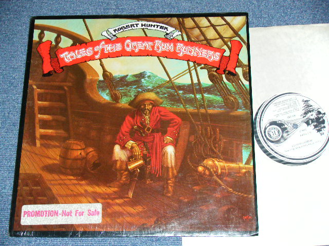 画像1: ROBERT HUNTER of GRATEFUL DEAD - TALES OF THE GREAT RUM RUNNER  / 1974 US ORIGINAL White Label PROMO Used LP 