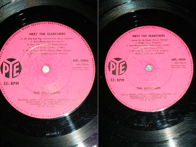 画像: THE SEARCHERS - MEET THE SEARCHERS ( Ex+/Ex+ ) / 1963 UK ORIGINAL MONO Used LP 