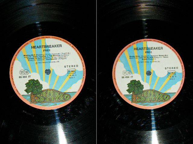 画像: FREE - HEARTBREAKER / 1972 WEST-GERMANY ORIGINAL Used LP 