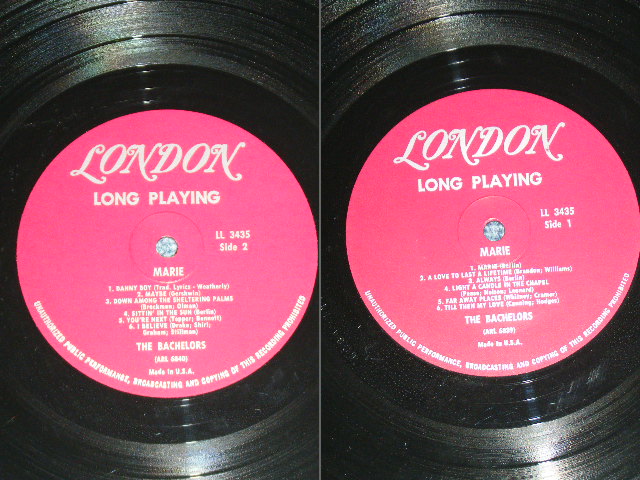 画像: THE BACHELORS - MARIE  / 1965 US ORIGINAL MONO Used LP 