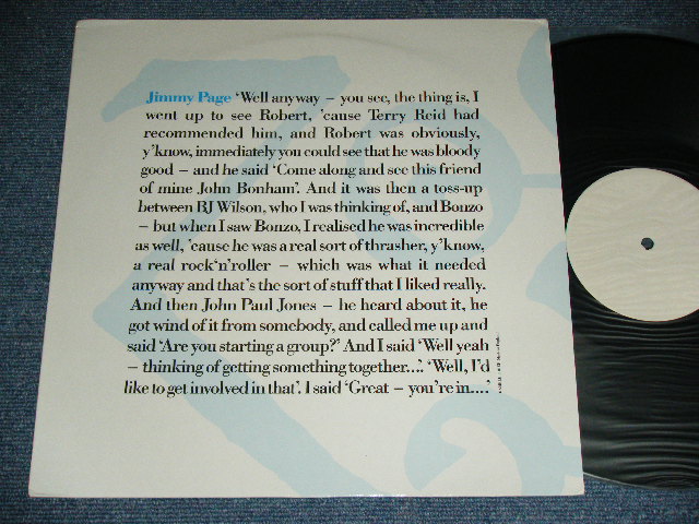 画像1: JIMMY PAGE - 1972 INTERVIEW  on AIR  / 19?? UK ORIGINAL PROMO ONLY???? Used LP 