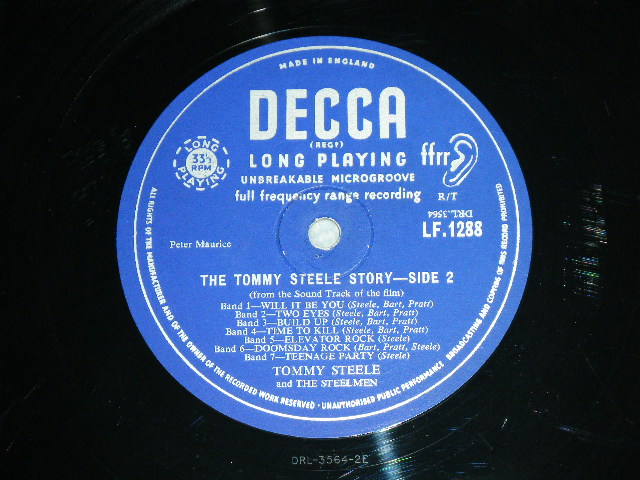 画像: TOMMY STEELE - THE TOMMY STEELE STORY / 1957 UK ORIGINAL Used 10"LP