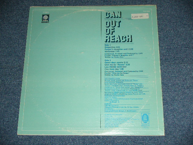 画像: CAN - OUT OF REACH / 1978 US ORIGINAL Used LP 