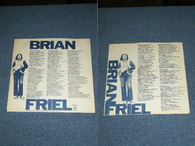 画像: BRIAN FRIEL ( With ZOOT MONEY )  - BRIAN FRIEL  / 1975 US ORIGINAL Used LP 