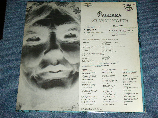 画像: CALDERA - A MOOG MASS  / 1970 US ORIGINAL Promo Sheet Used LP