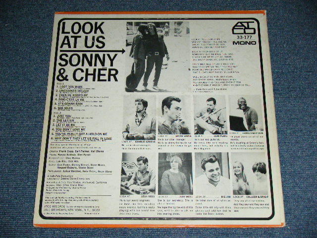 画像: SONNY & CHER - LOOK AT US （Ｍａｔｒｉｘ # C-12262-AA △8269 / C 12266 AA △8269-Y : Ex-/Ex++ ) / 1965 US ORIGINAL MONO LP With TITLE PRINTED on FRONT 