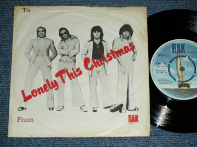 画像1: MUD - LONELY THIS CHRISTMAS   / 1974 UK ORIGINAL  Used 7" inch Single With PICTURE SLEEVE 